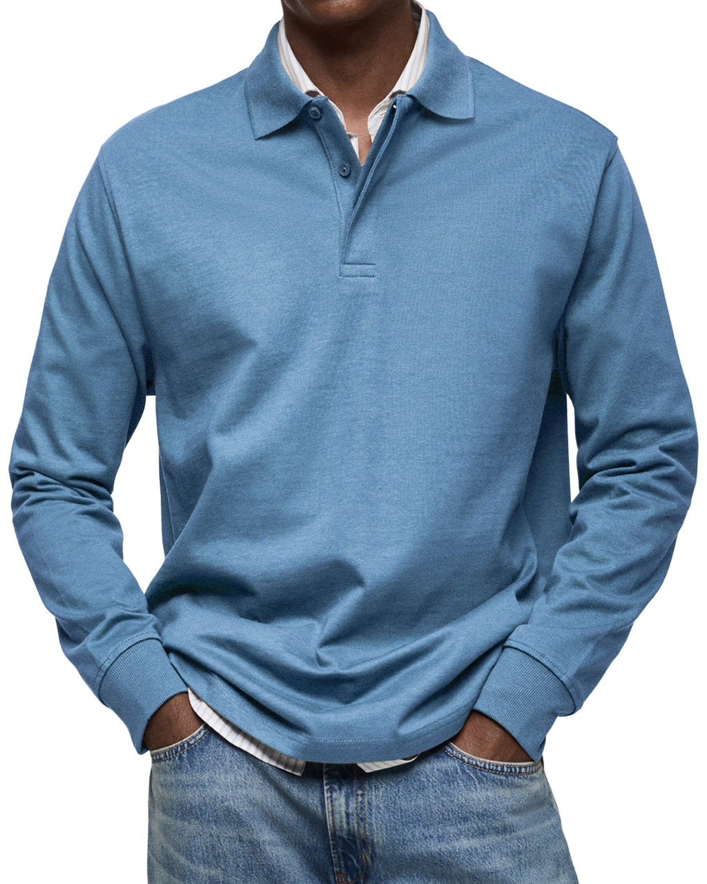 LAURENT MONACO | LUXE POLO MET LANGE MOUWEN