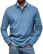 LAURENT MONACO | LUXE POLO MET LANGE MOUWEN