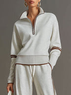 Relaxte Tweedelige Set Dames – Casual Herfst Matching Set