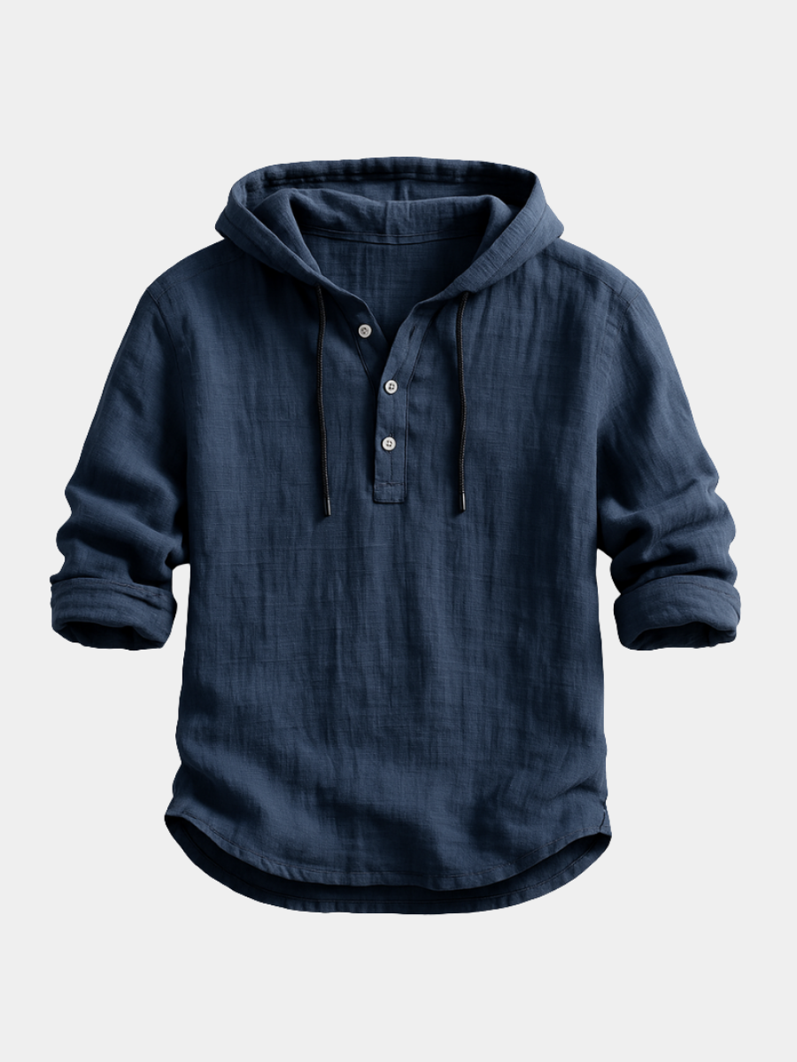 Xalviere | LINEN HOODIE VOOR HEREN