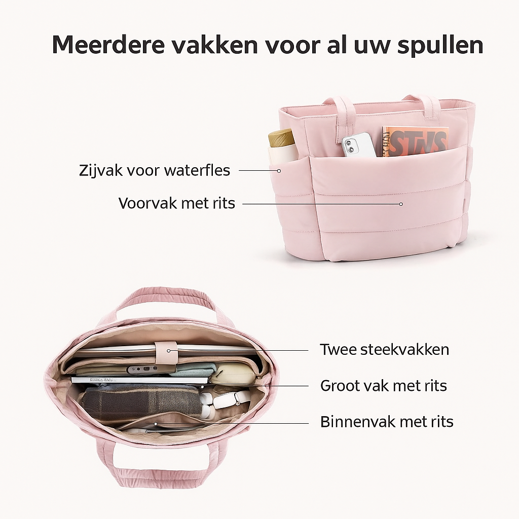 PuffyTote - Stijlvol, ruim én multifunctioneel