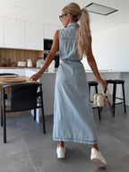 Maxi Denim Jurk