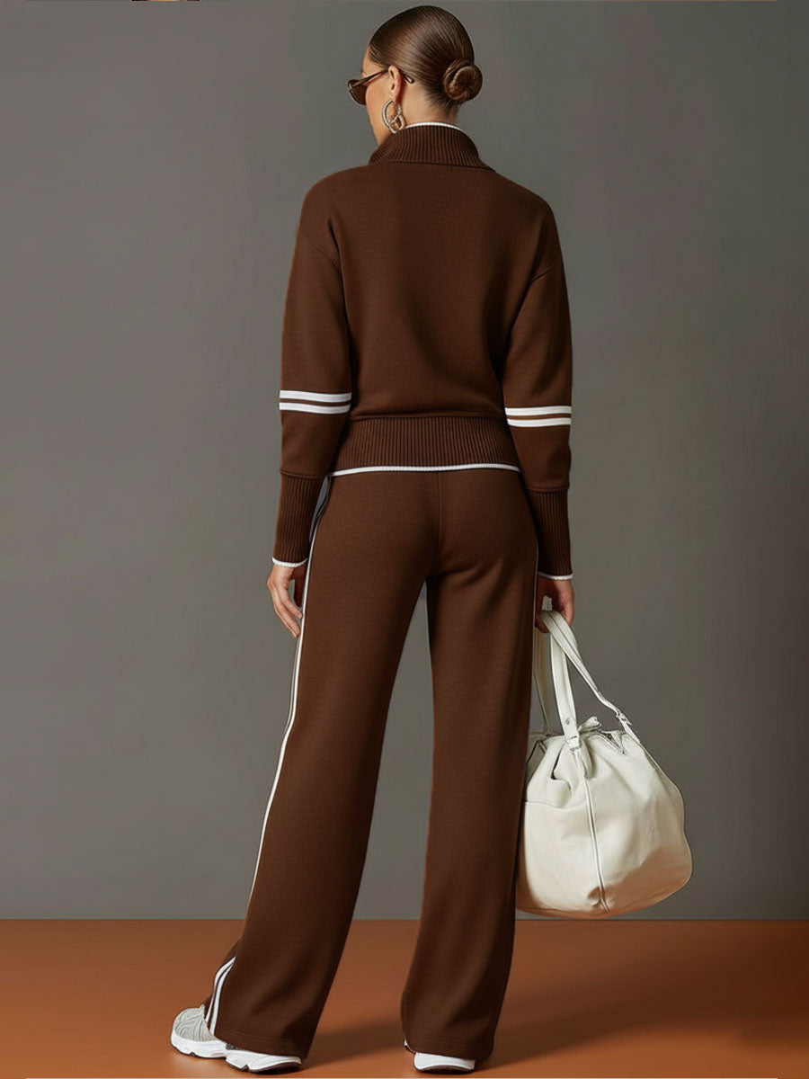 Relaxte Tweedelige Set Dames – Casual Herfst Matching Set