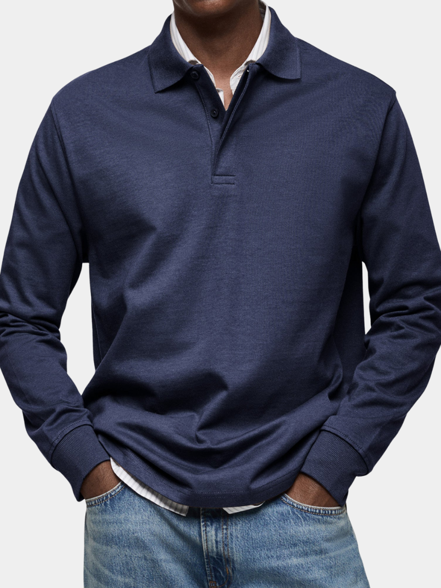 LAURENT MONACO | LUXE POLO MET LANGE MOUWEN