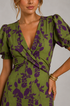 Virel Floral Jurk Dames – Bloemenprint Herfstjurk