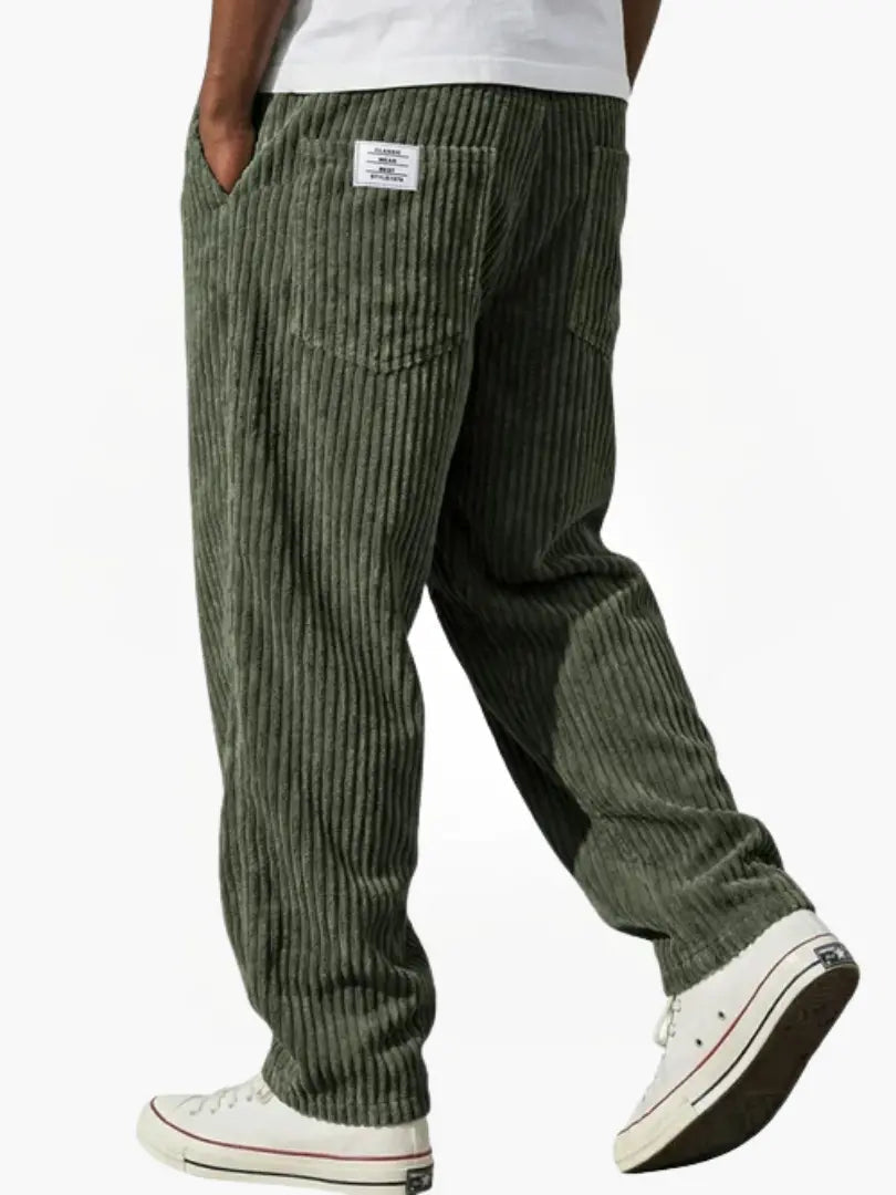 Corduroy Broek Heren – Relaxte Herfstbroek met Karakter