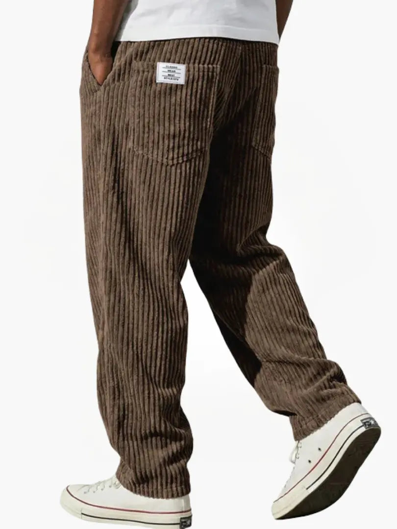 Corduroy Broek Heren – Relaxte Herfstbroek met Karakter