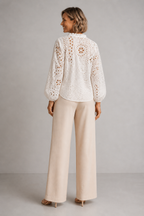 Ivory Lace Blouse