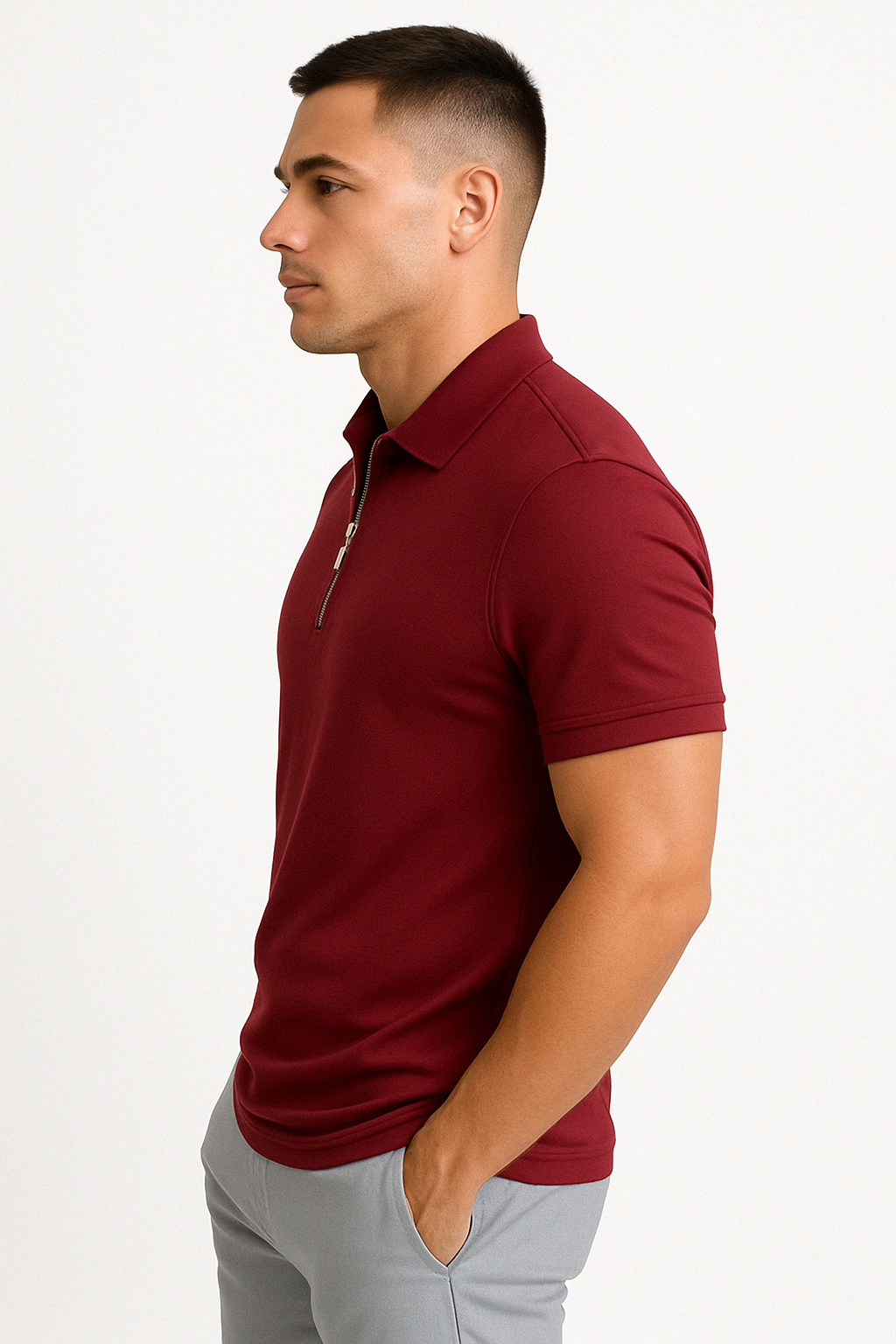GREGORIO | MODERNE POLO MET HALFLANGE RITS