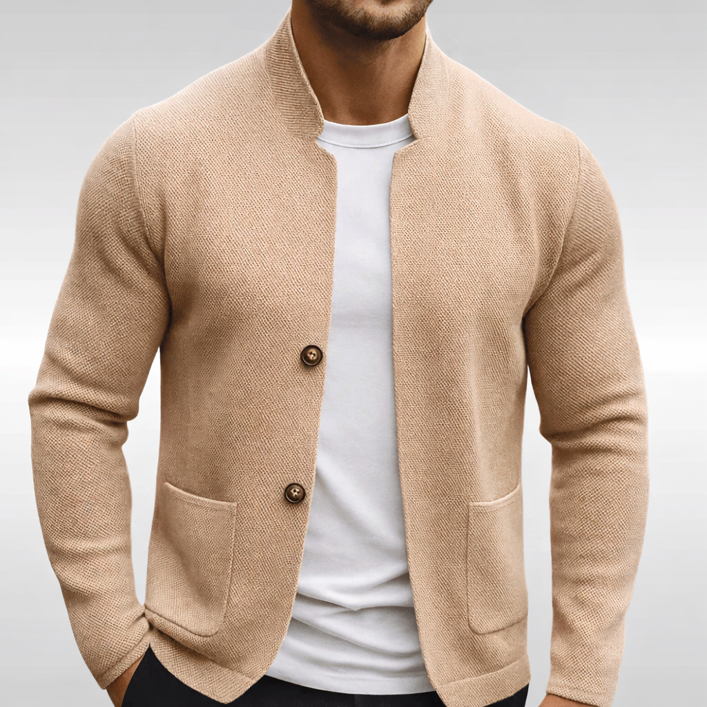 Knit Blazer Heren – Moderne Gebreide Blazer Herfst