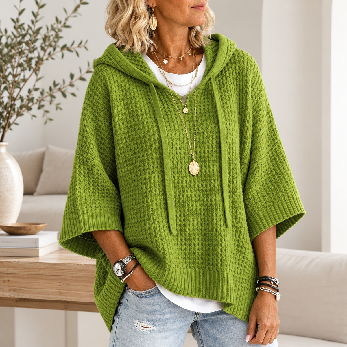 HOODED TRUI