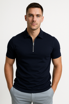 GREGORIO | MODERNE POLO MET HALFLANGE RITS