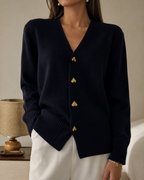 Stijlvol Gebreid Dames Vest - Warme Herfst Cardigan Met Knopen