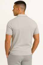 GREGORIO | MODERNE POLO MET HALFLANGE RITS