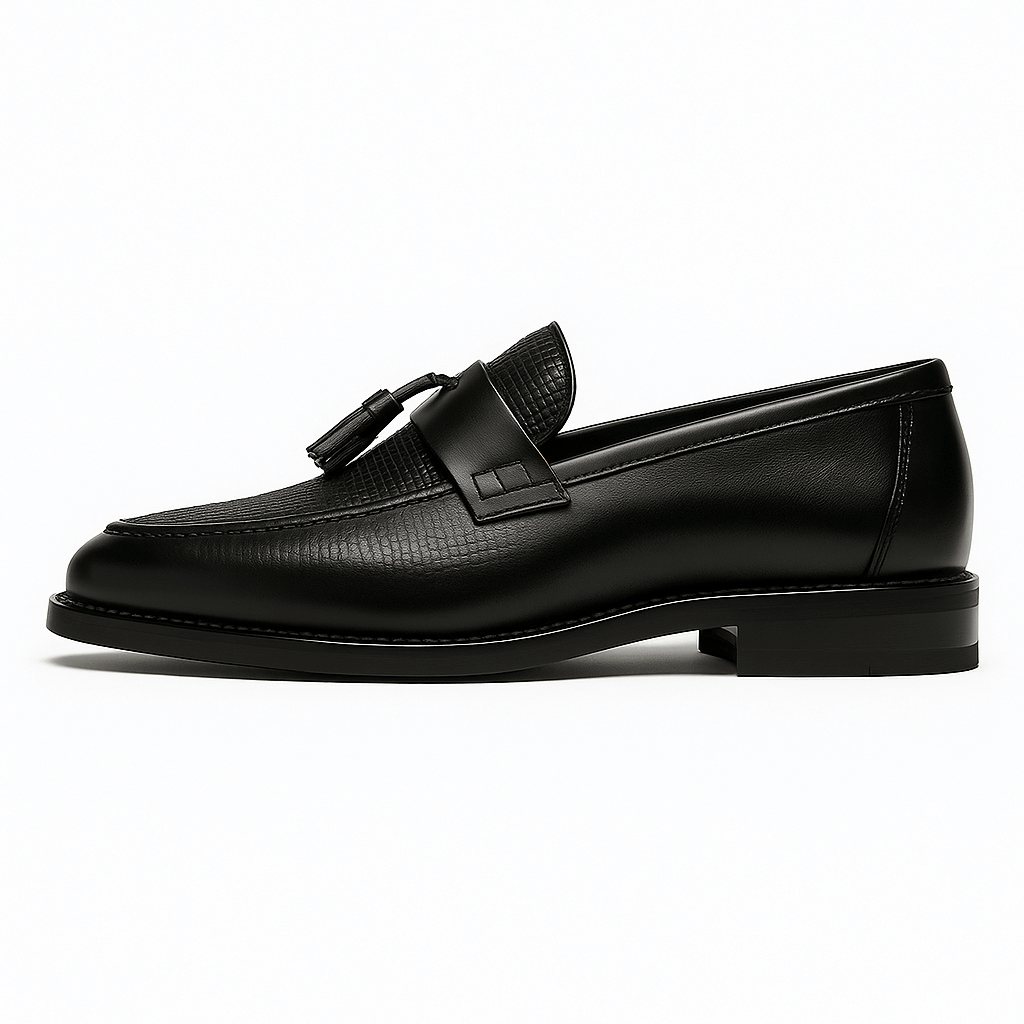 Heren Geweven Tassel Loafers – Klassieke Instap Elegant