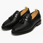 Heren Geweven Tassel Loafers – Klassieke Instap Elegant