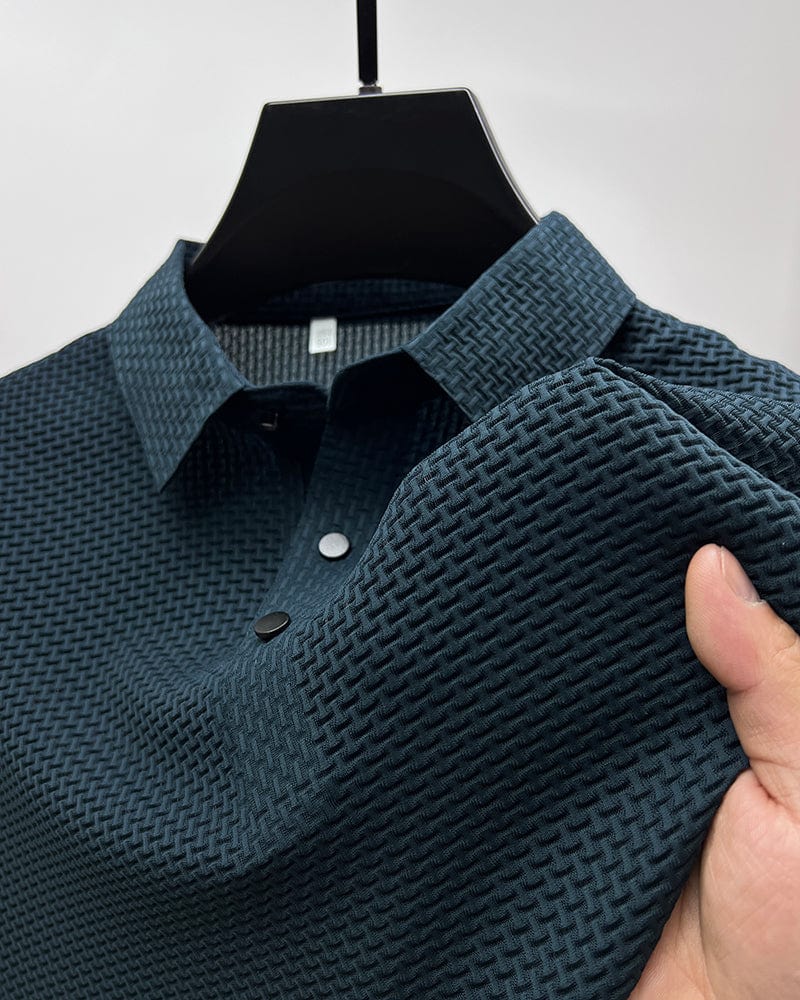 AERON – Luxe Mesh Polo voor Heren