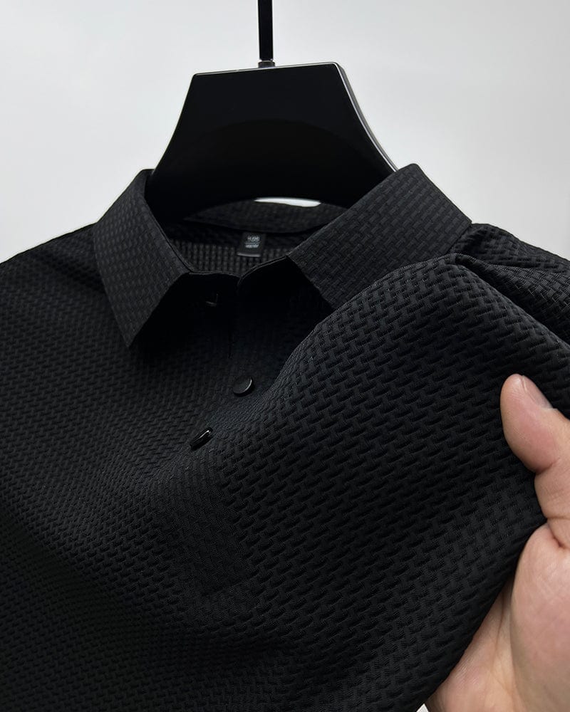 AERON – Luxe Mesh Polo voor Heren