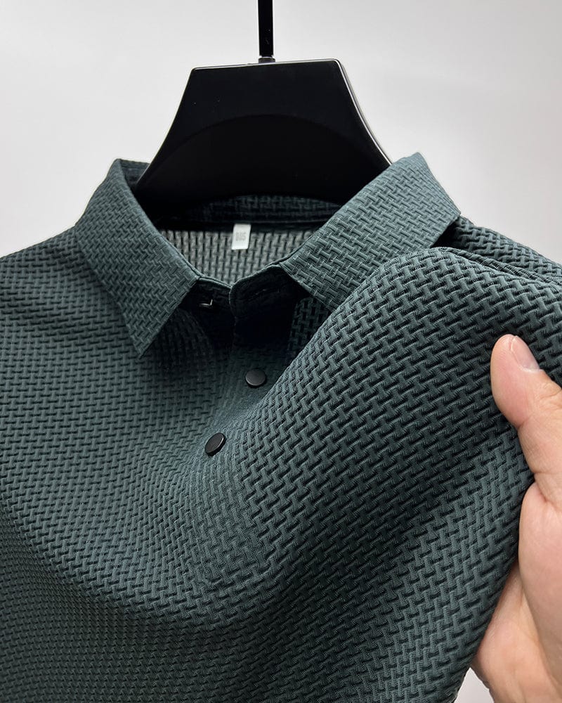 AERON – Luxe Mesh Polo voor Heren