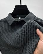 AERON – Luxe Mesh Polo voor Heren