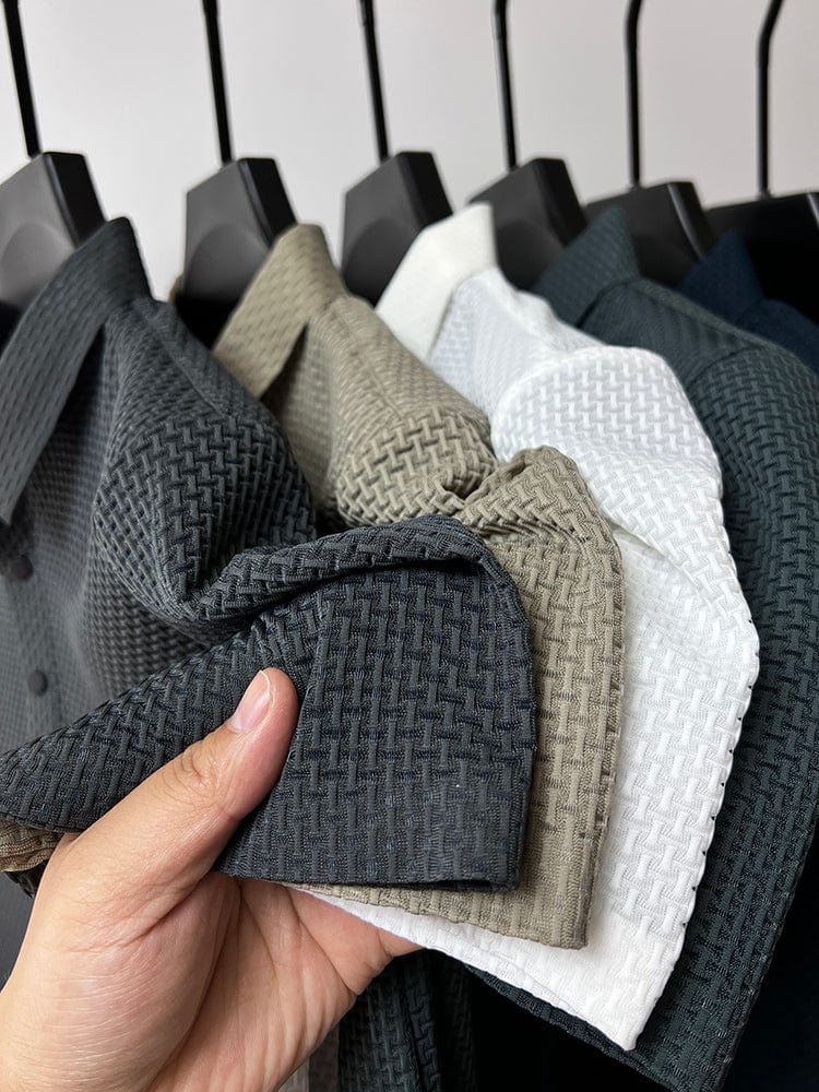 AERON – Luxe Mesh Polo voor Heren