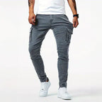 Cargo Jeans Heren – Slanke Herfst Jeans met Zakken
