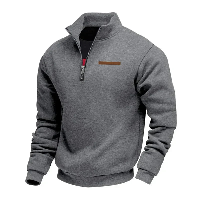 Quarter-Zip Sweater Heren – Smart Casual Herfsttrui