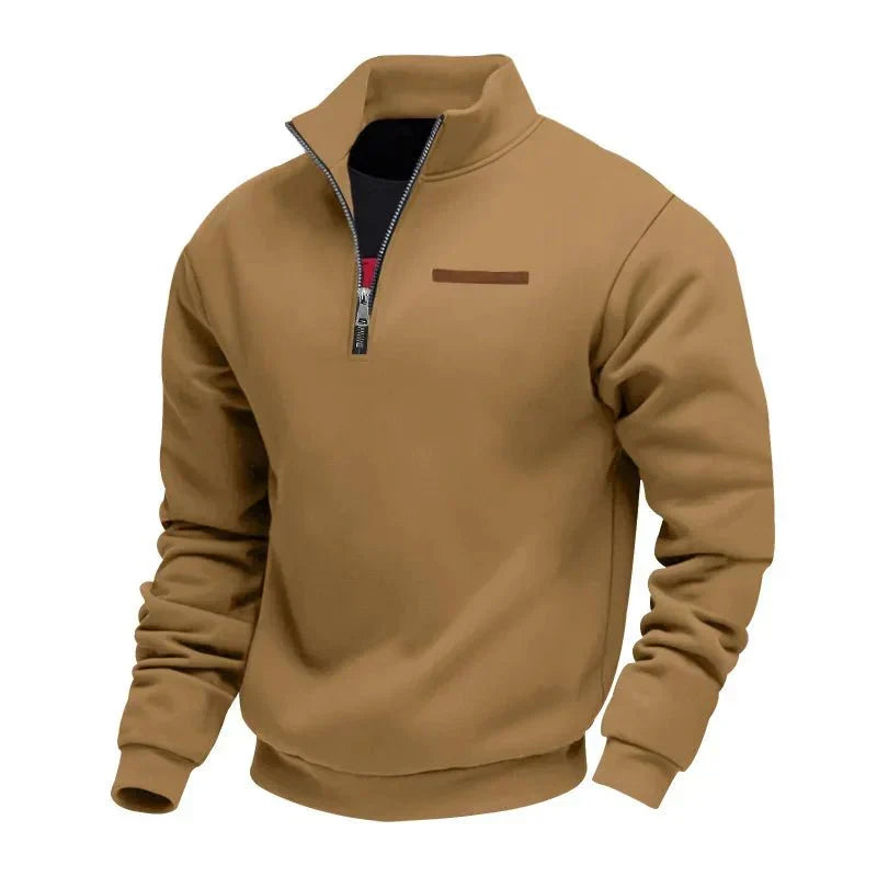 Quarter-Zip Sweater Heren – Smart Casual Herfsttrui