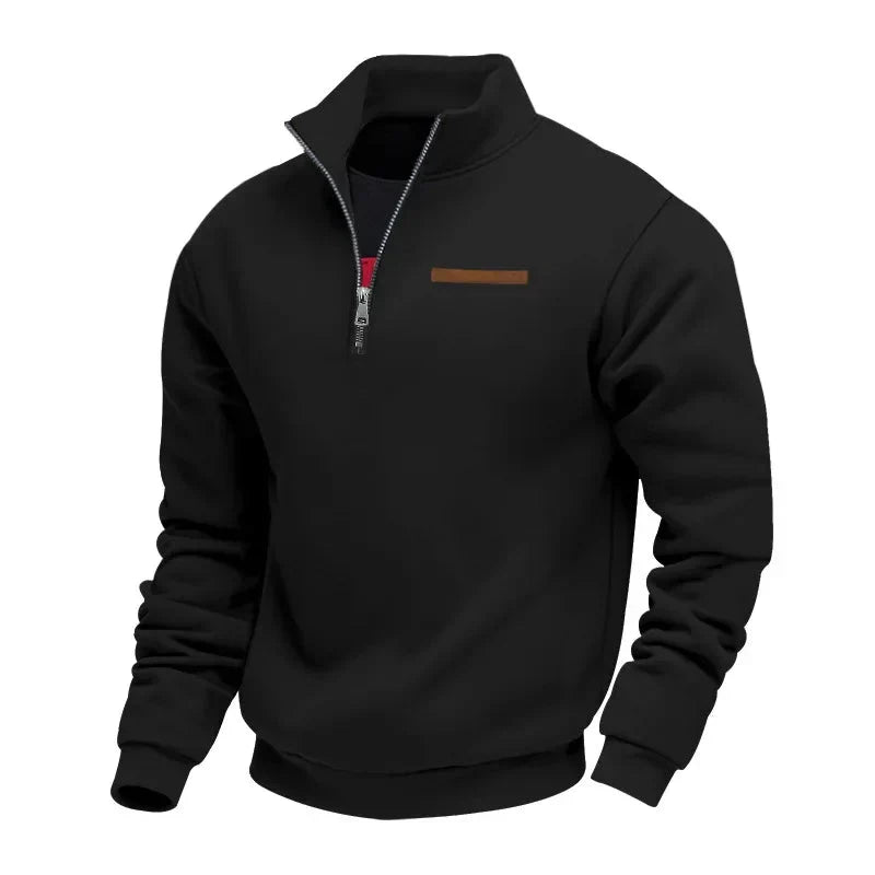 Quarter-Zip Sweater Heren – Smart Casual Herfsttrui