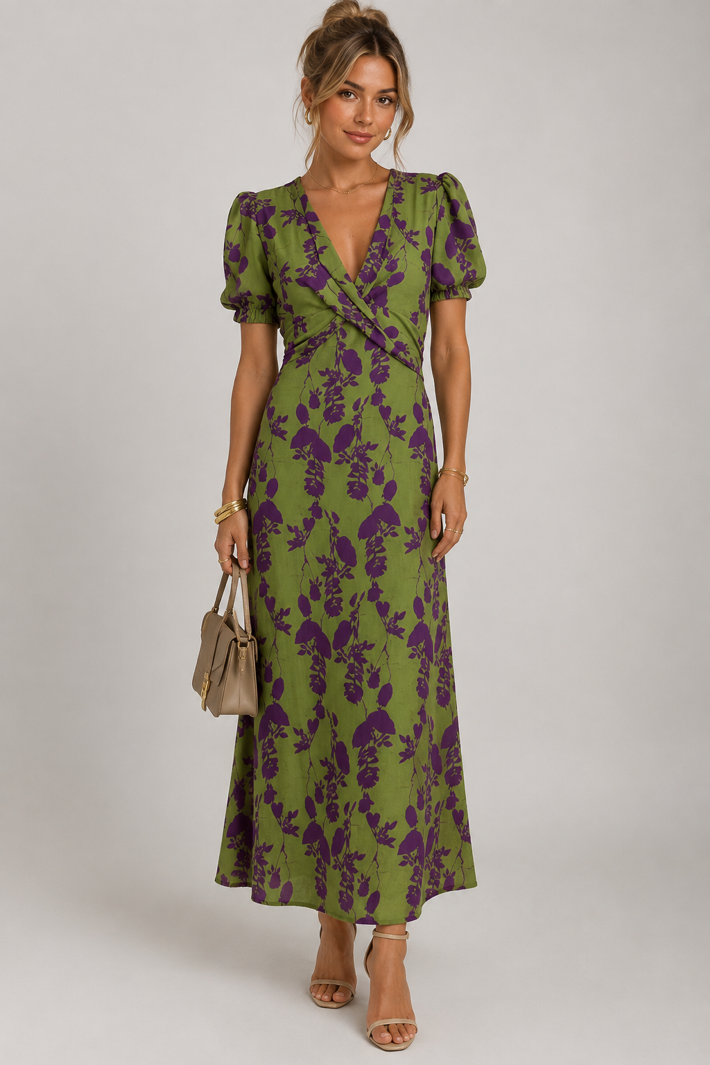 Virel Floral Jurk Dames – Bloemenprint Herfstjurk