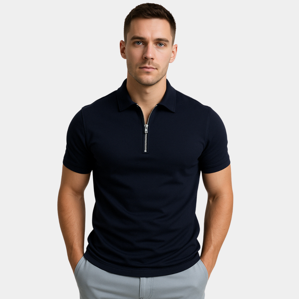 GREGORIO | MODERNE POLO MET HALFLANGE RITS