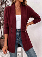 DAMES CARDIGAN MET OPEN VOORKANT