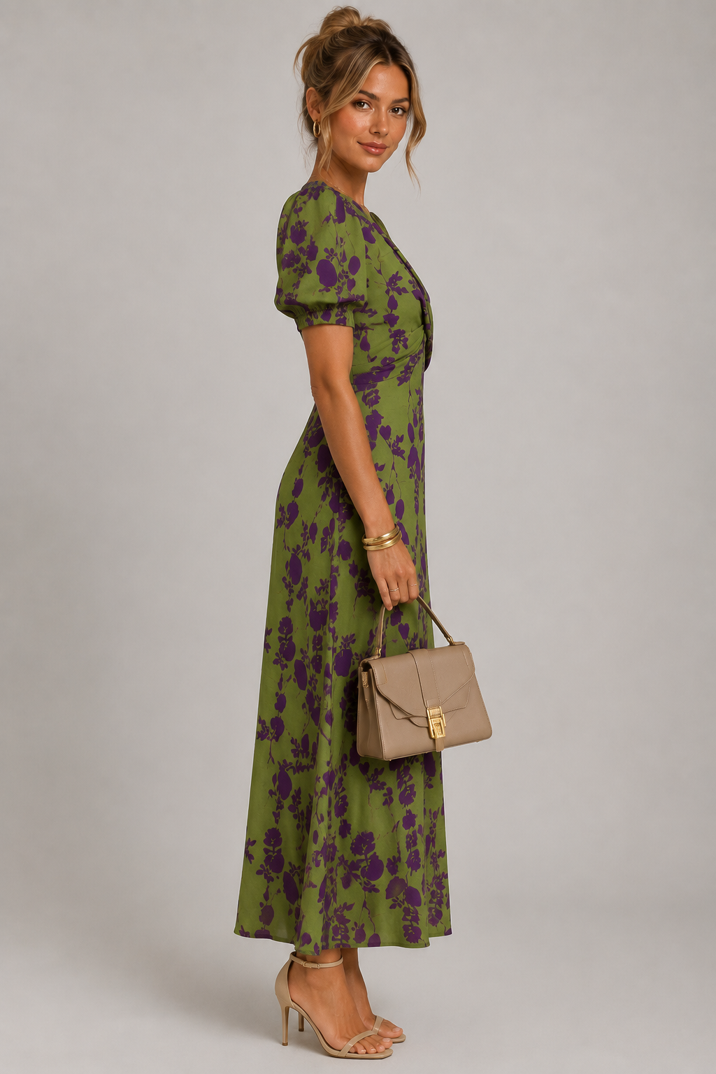 Virel Floral Jurk Dames – Bloemenprint Herfstjurk