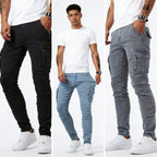 Cargo Jeans Heren – Slanke Herfst Jeans met Zakken