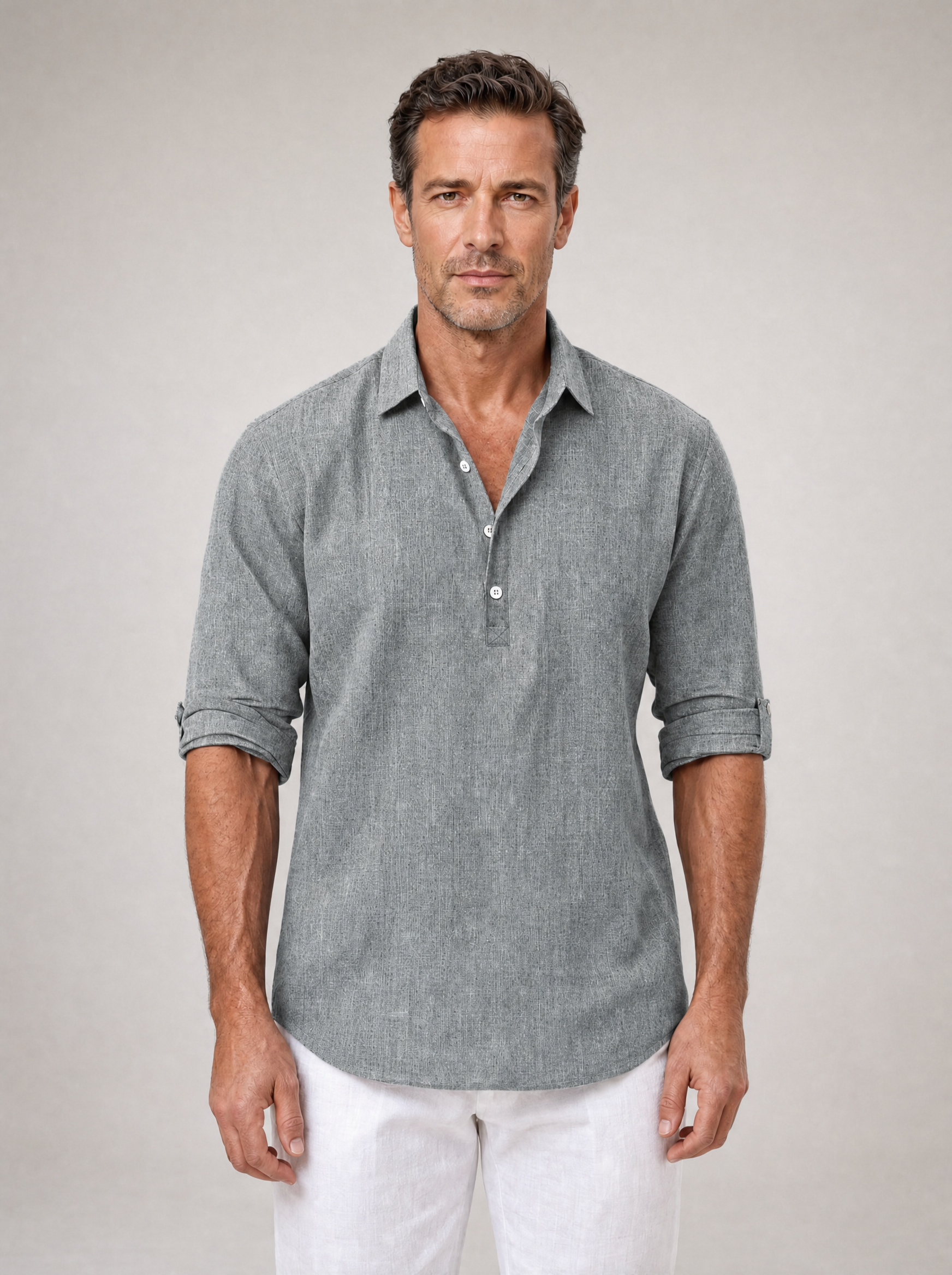 Lucenzo Linen Shirt – Lichtgewicht, Ademend & Moeiteloos Stijlvol