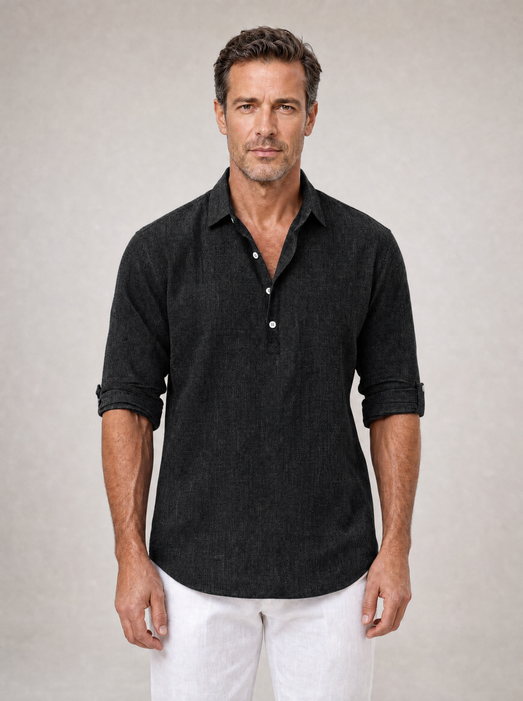 Lucenzo Linen Shirt – Lichtgewicht, Ademend & Moeiteloos Stijlvol