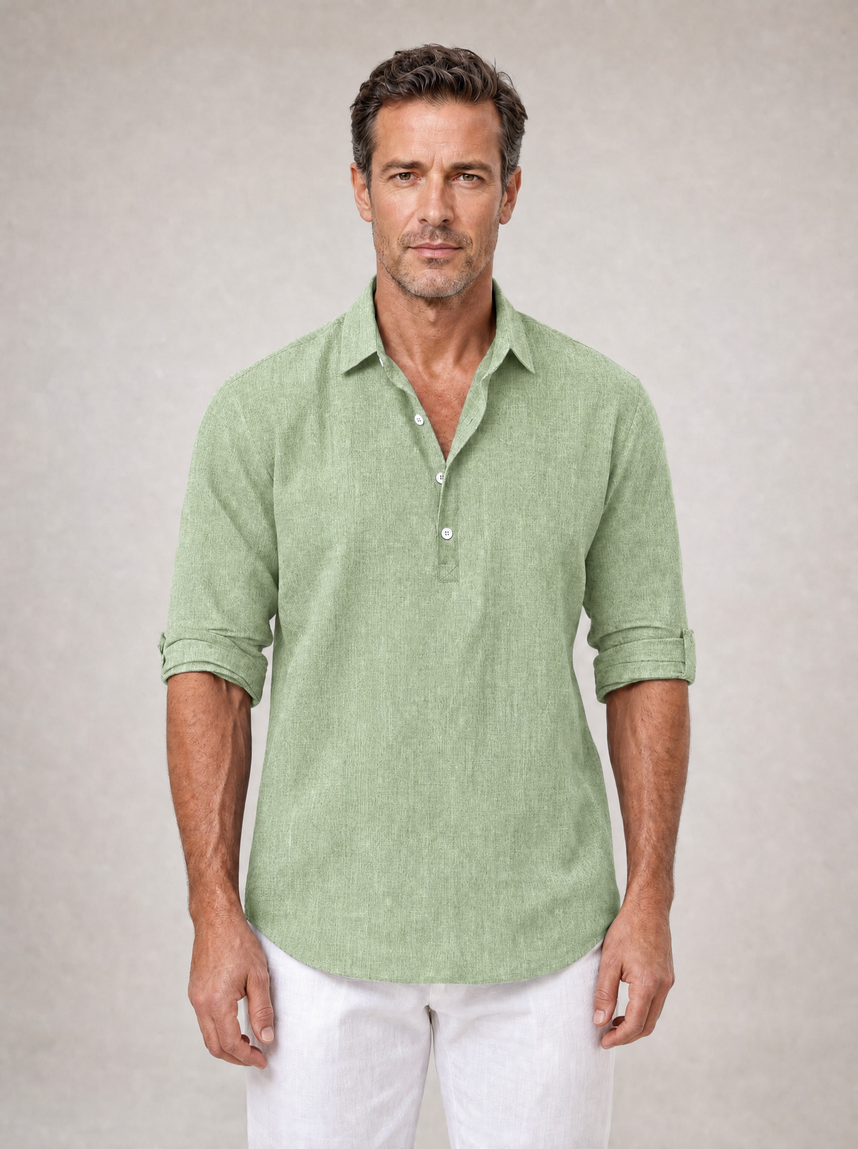 Lucenzo Linen Shirt – Lichtgewicht, Ademend & Moeiteloos Stijlvol