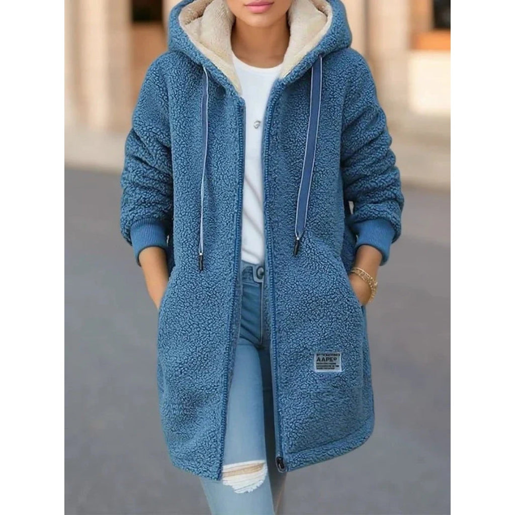 Fleece Damesjas – Zachte Warme Herfstjas