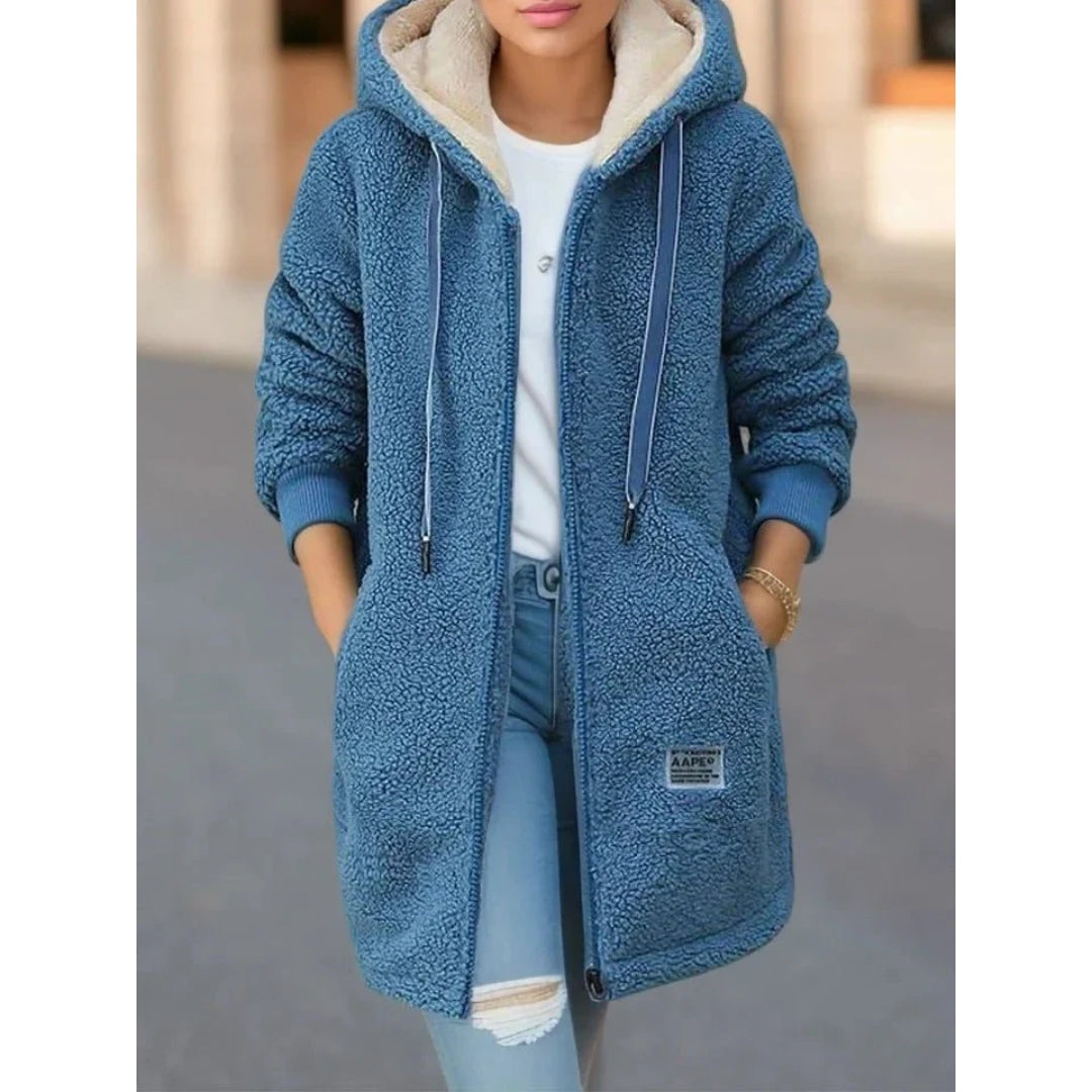 Fleece Damesjas – Zachte Warme Herfstjas