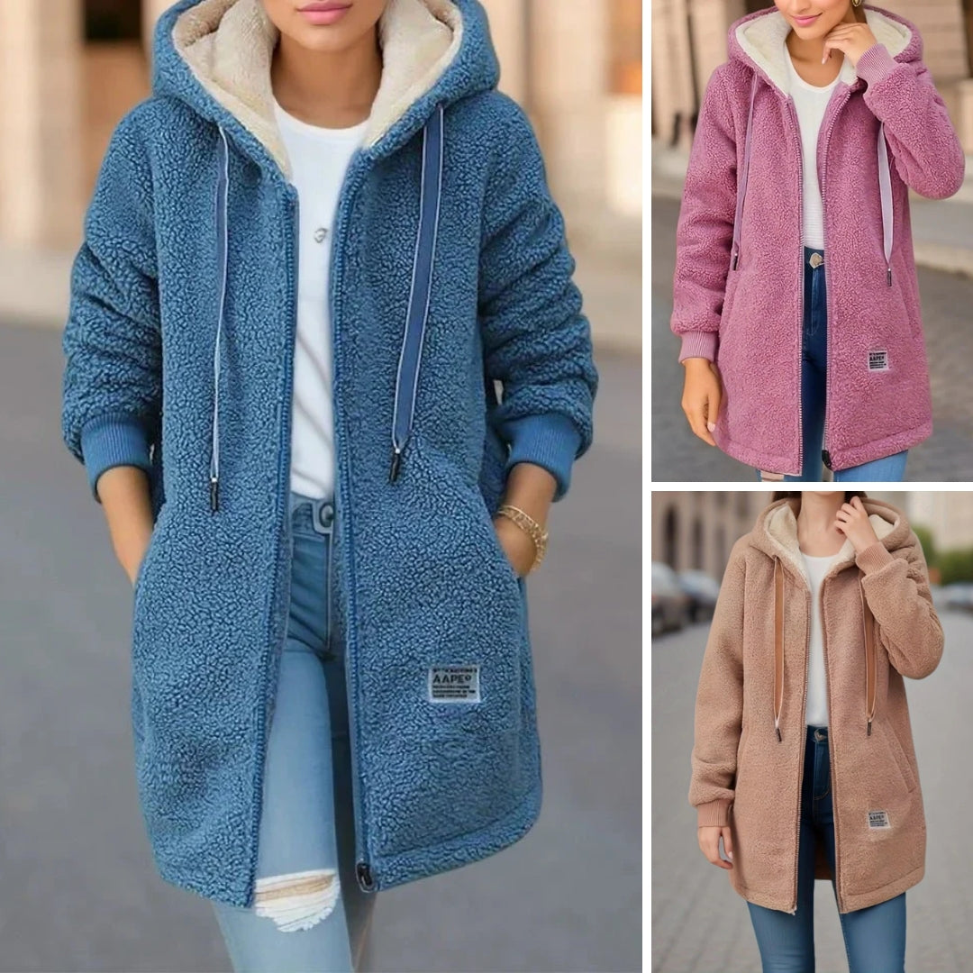 Fleece Damesjas – Zachte Warme Herfstjas