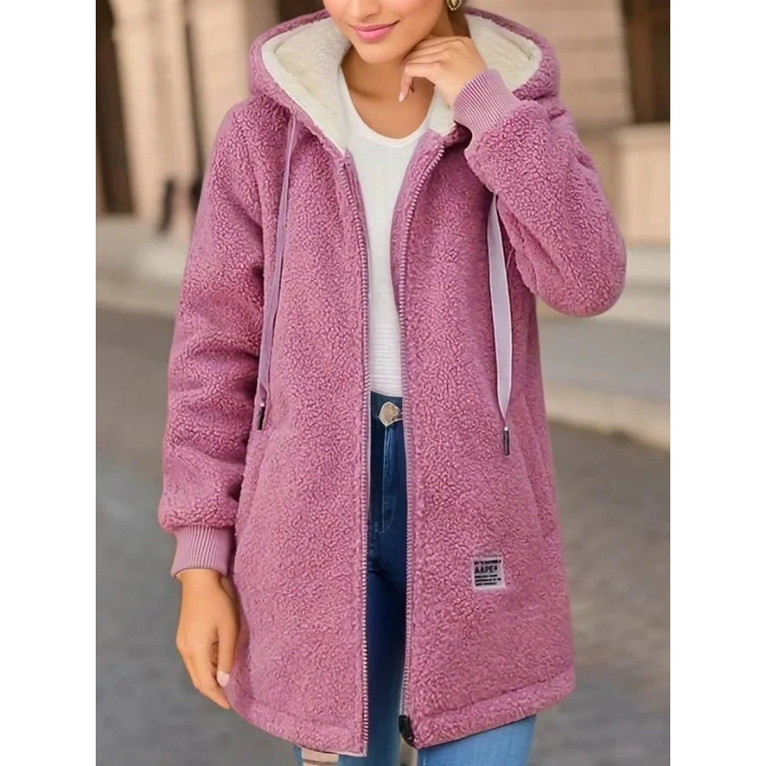 Fleece Damesjas – Zachte Warme Herfstjas