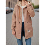 Fleece Damesjas – Zachte Warme Herfstjas