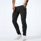 Cargo Jeans Heren – Slanke Herfst Jeans met Zakken