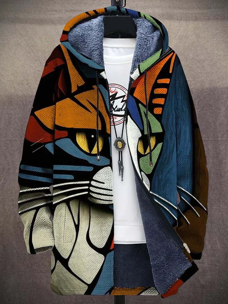 Hoodie Dames met Kattenprint – Casual Herfst Hoodie