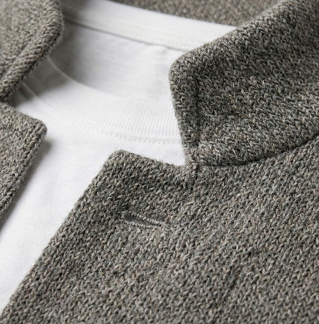 Knit Blazer Heren – Moderne Gebreide Blazer Herfst