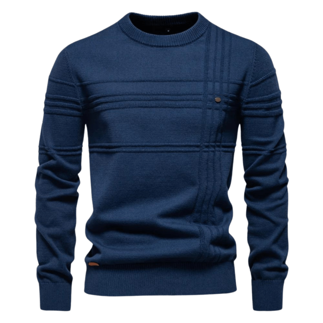 Ruitdesign Trui Heren – Klassieke Herfsttrui met Ruiten