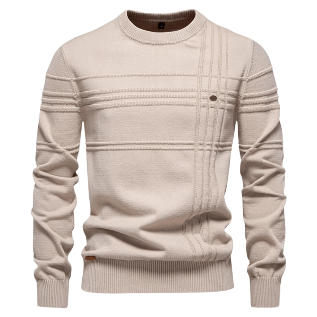 Ruitdesign Trui Heren – Klassieke Herfsttrui met Ruiten