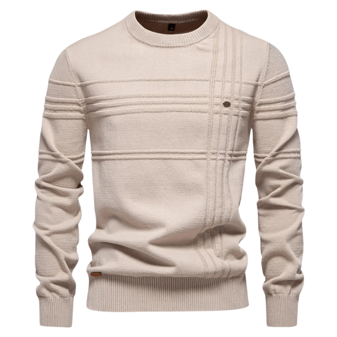 Ruitdesign Trui Heren – Klassieke Herfsttrui met Ruiten