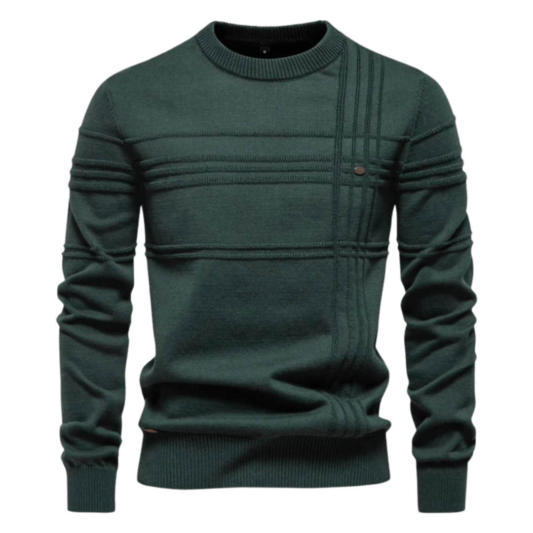 Ruitdesign Trui Heren – Klassieke Herfsttrui met Ruiten