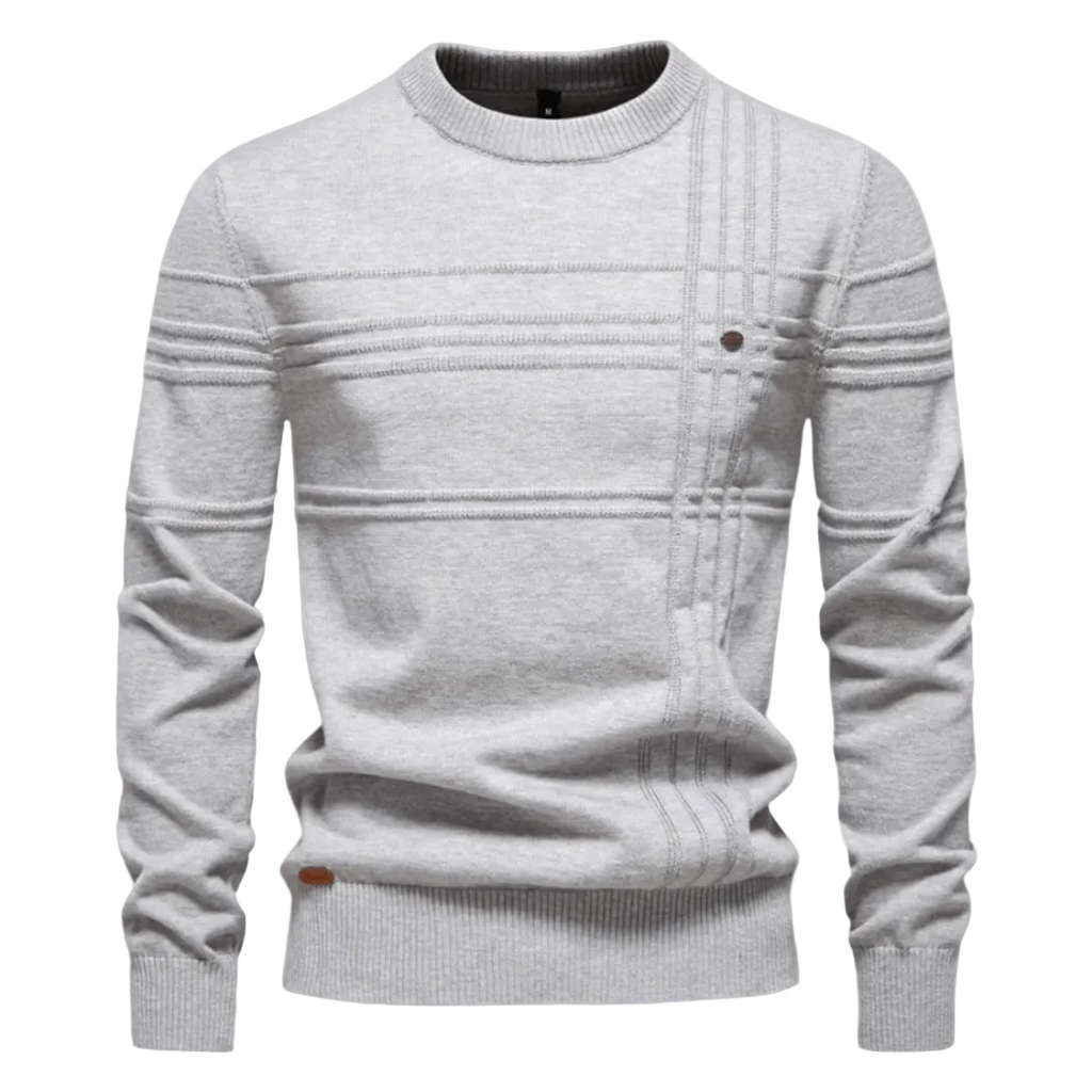 Ruitdesign Trui Heren – Klassieke Herfsttrui met Ruiten